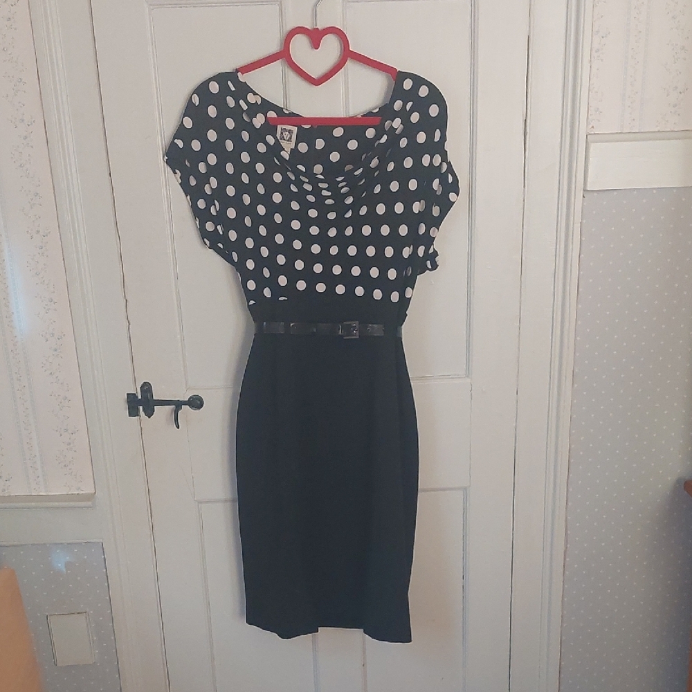 Anne Klein Black and White  Dress